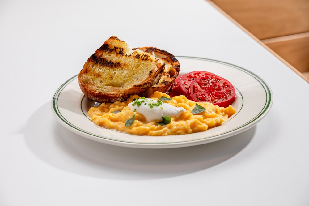 soft scrambled eggs